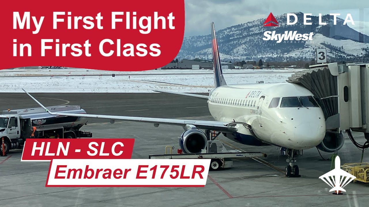TRIP REPORT | Delta Connection DL3880 | Helena-Salt Lake City | Embraer E175 | N281SY | First Class