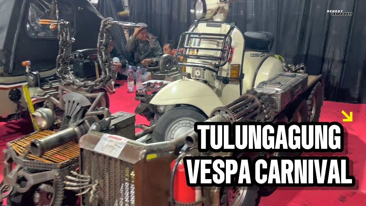 TULUNGAGUNG VESPA CARNIVAL 2025 MALAM MINGGU - KONTES VESPA || BENDOT VESPA PATI