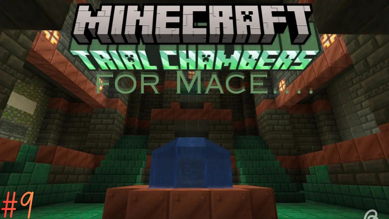 Going to Trail Chamber for the best weapon 'Mace' in Minecraft Hardcore..................