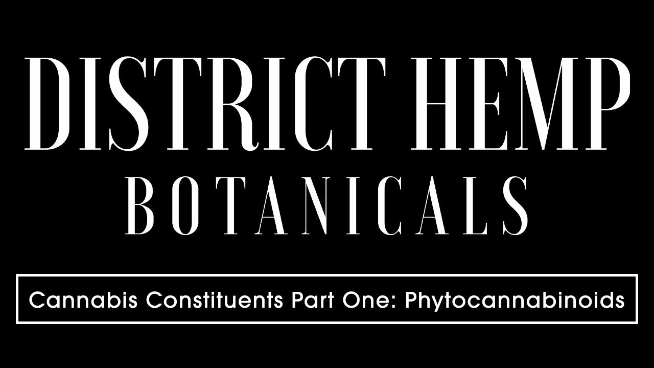 Cannabis Constituents Part One: Phytocannabinoids