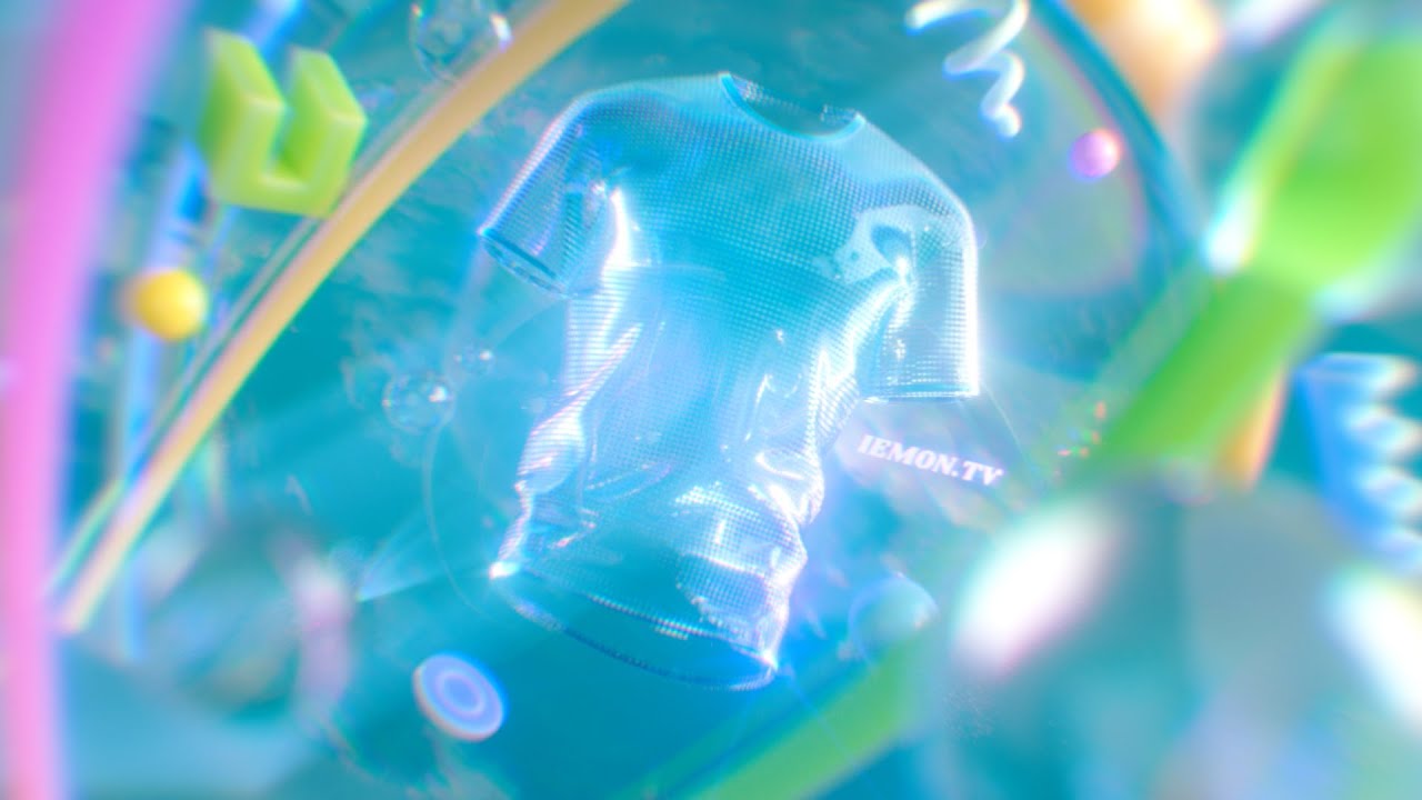 【CINEMA4Dチュートリアル】Tシャツの透明ドットマテリアルを作る(Redshift)