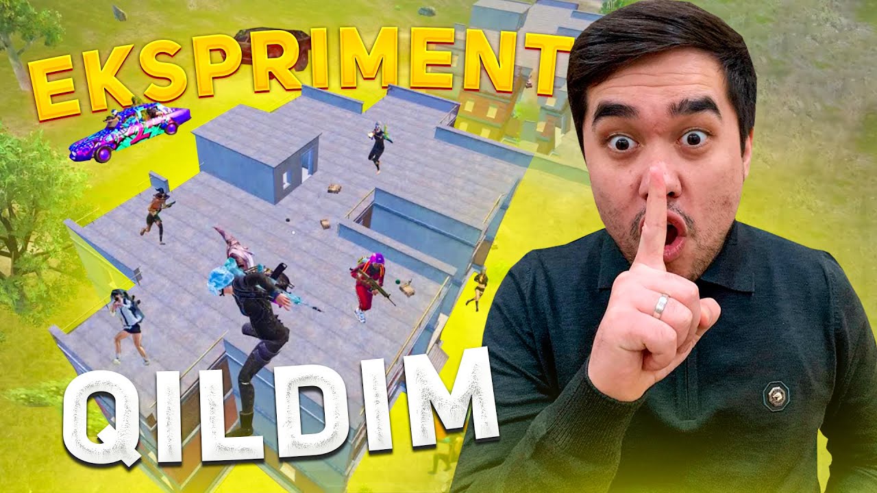 PUBG MOBILE - EKSPRIMENT QILDIM ERANGELDA TALPADAN KIM SOG' CHIQADI