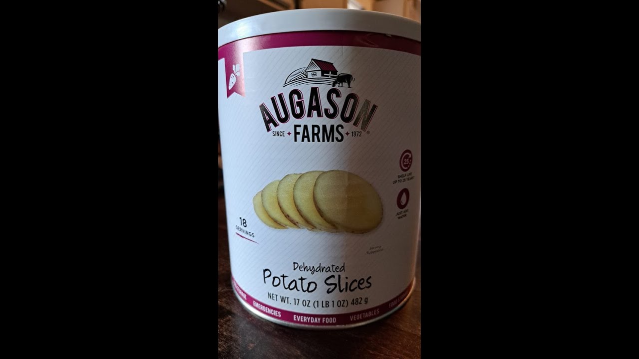Emergency Food Taste Test ~ Augason Farms Potato Slices