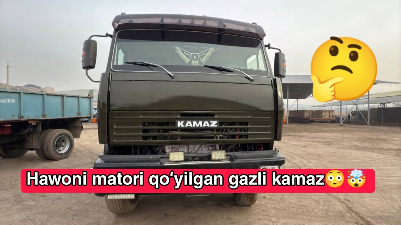 Howo mator qoʻyilgan kamaz 😳 bunaqasini koʻrganmisiz?