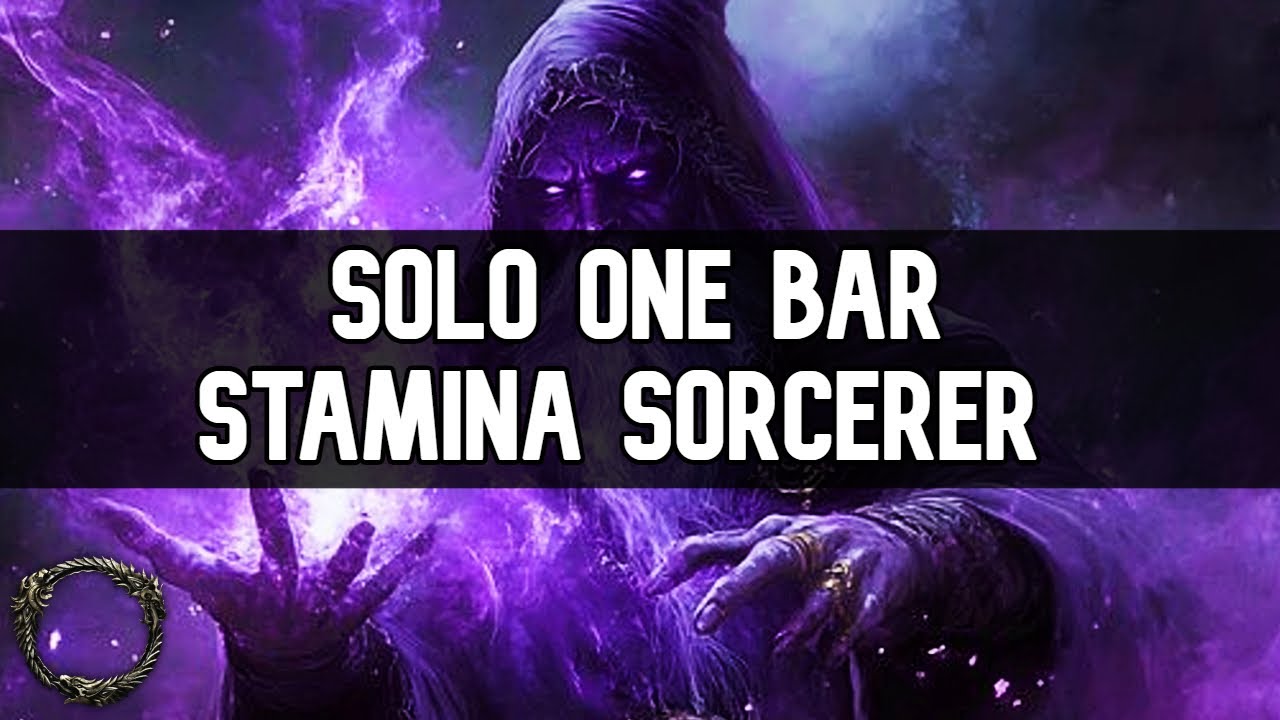 ESO - Solo One Bar Stam Sorc Build! | Update 48