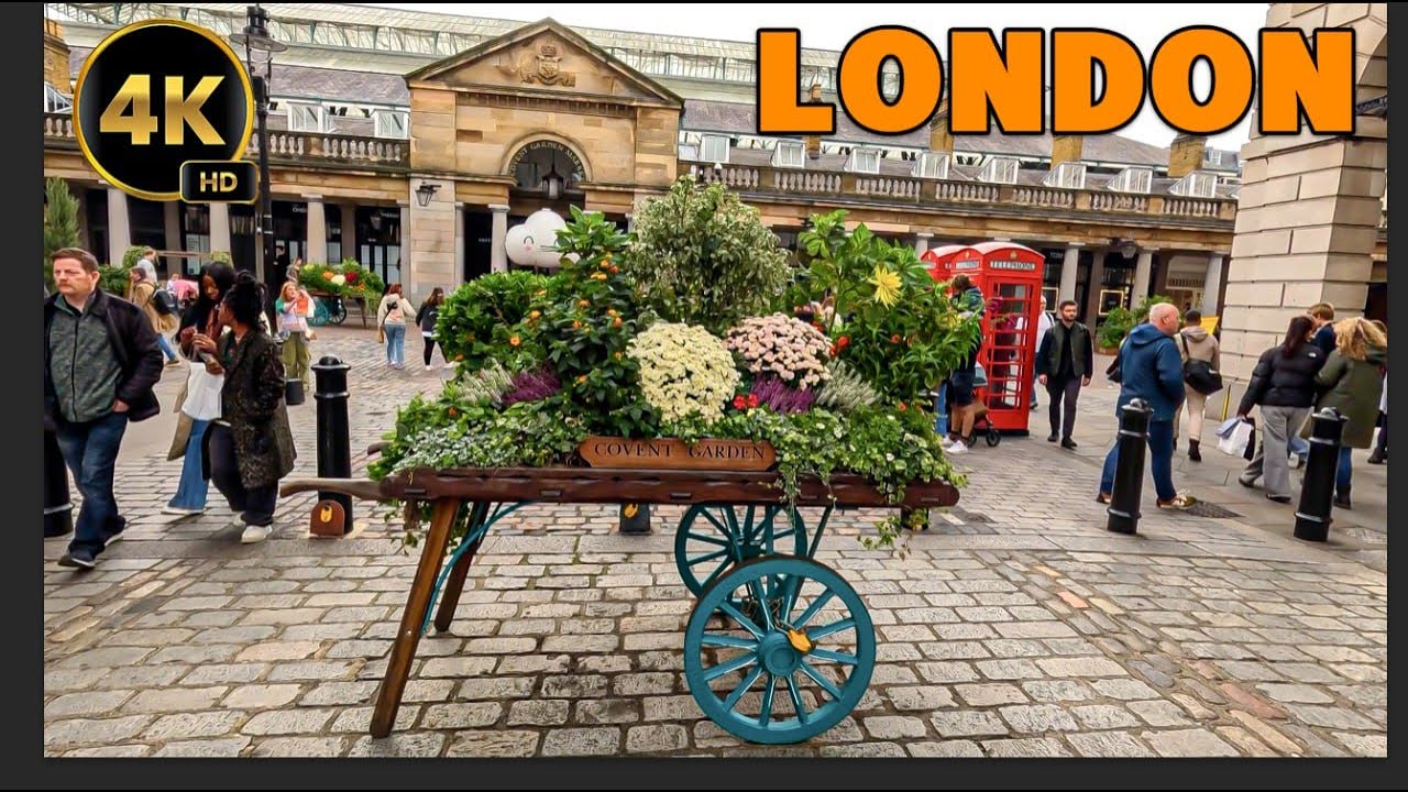 📍Covent Garden 🇬🇧 London : The Most Beautiful Spots to Discover! | walking Tour [4k] Video