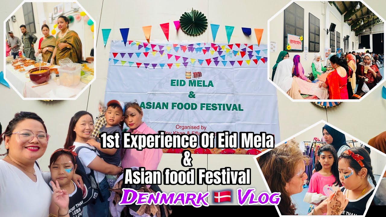 Eid Mela & Asian Food Festival in Copenhagen, Denmark 🇩🇰!! Outing with Them 🫶!! Vlog.32