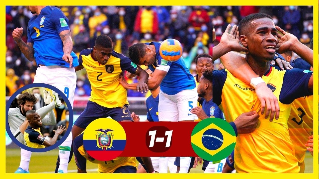 💥🦵¿Karate o Futbol? - Ecuador 1 - 1 Brasil - Pase y Gol