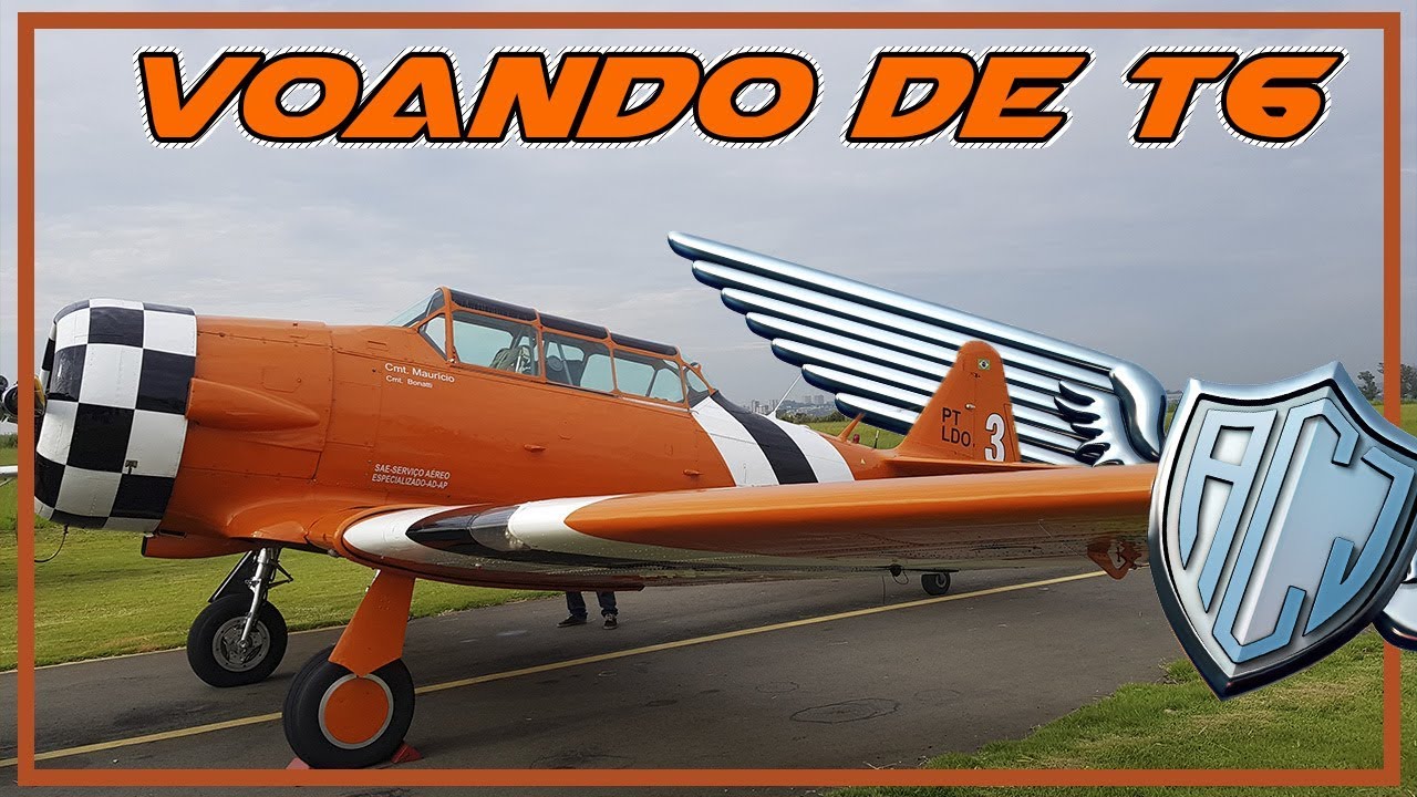 Voando de T6