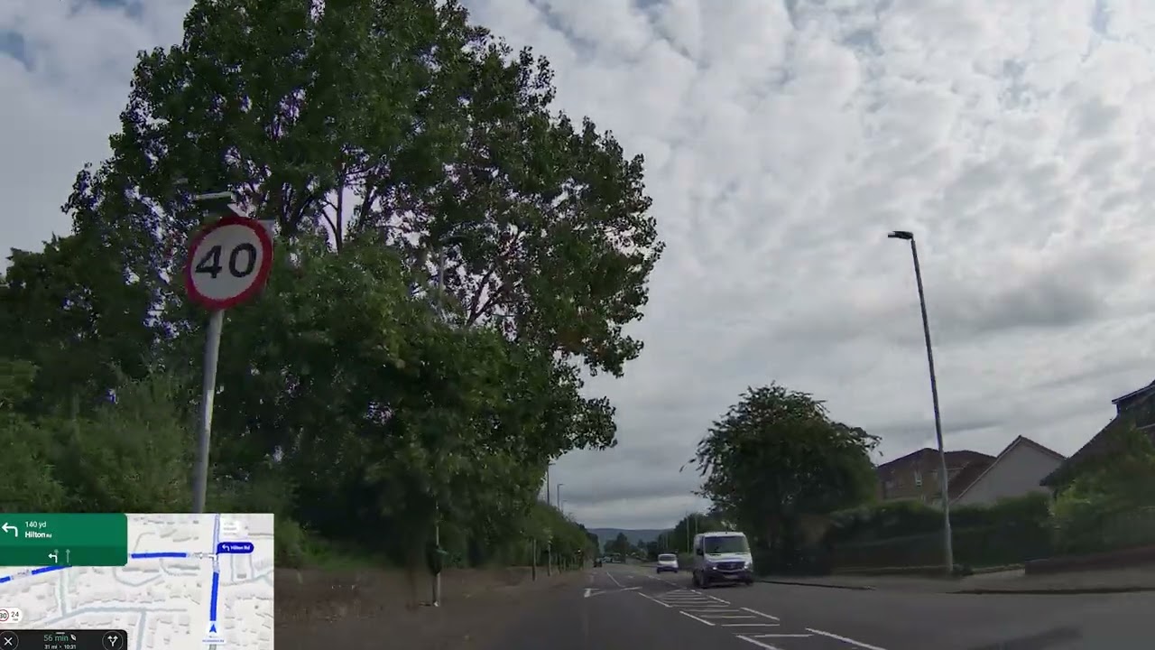 Driving from Glasgow City Center to Ben Aan (Car Park), Scotland