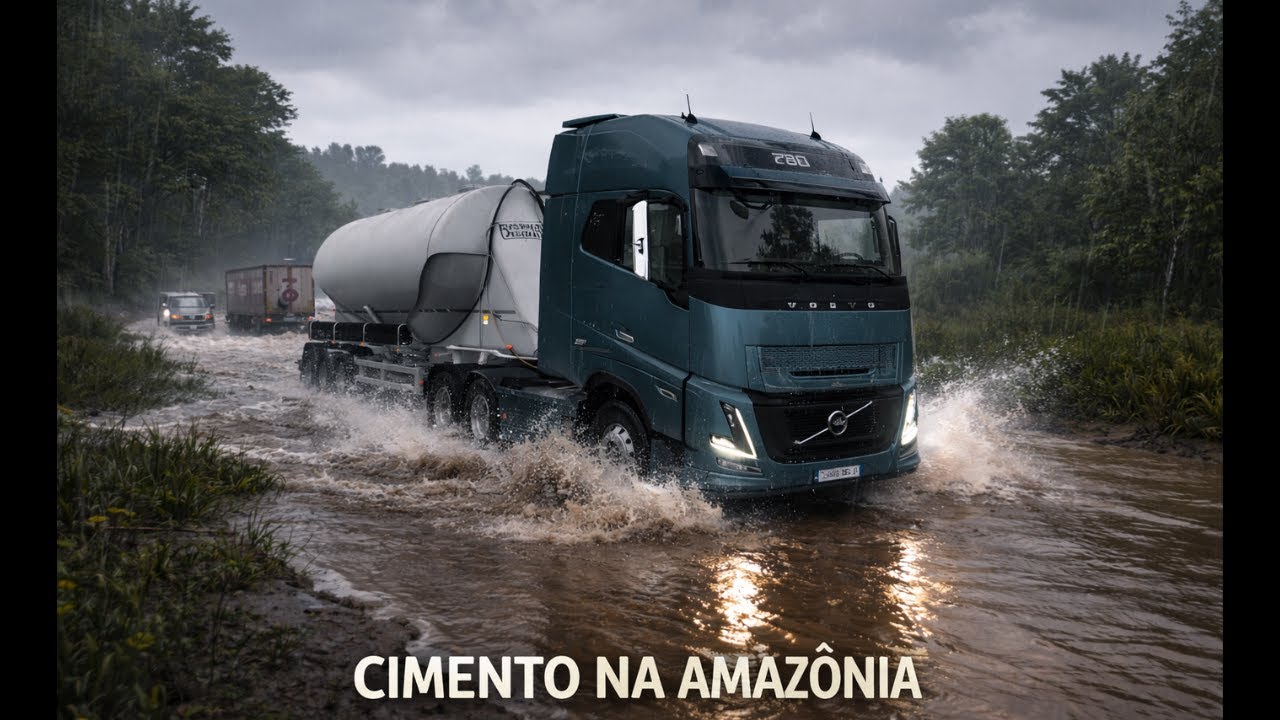 VOLVO FH 780 NA AMAZÔNIA 🌧️ | CHUVA FORTE E VIAGEM ULTRA REALISTA 🌧️🚛 | ETS2 | 4K UHD
