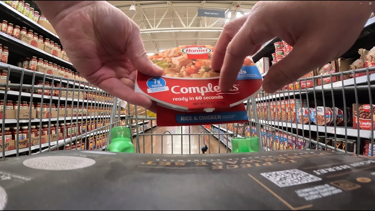 ASMR Shopping Cart Ride Through Walmart | Tapping on items