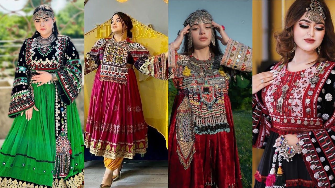 Hand made Afghani dress designs/Pashtun girls traditional dresses idea /Pashtun girls Wedding dress