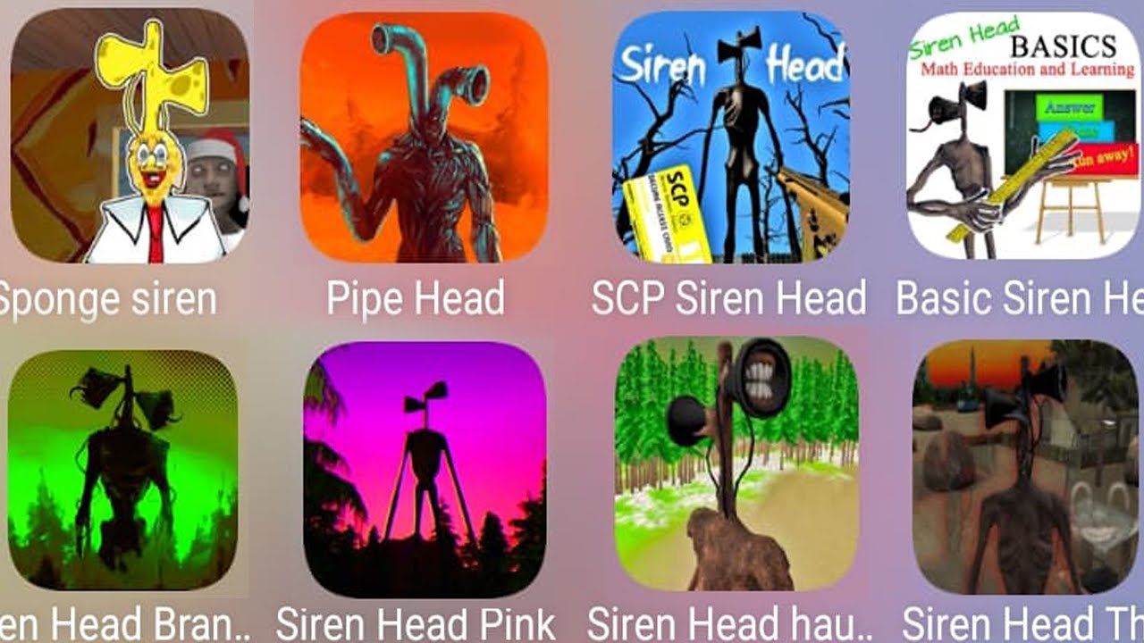 SCP Siren Head, Siren Head Granny, Pipe Head & More | Horror Gameplay Compilation