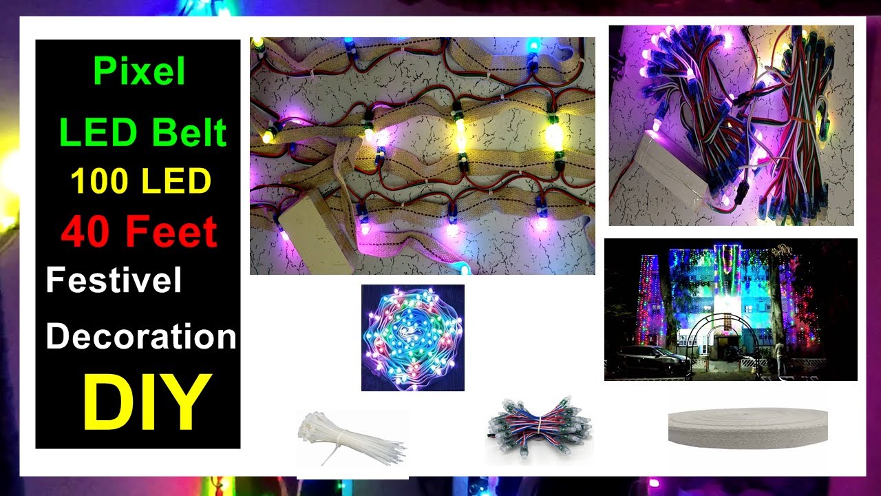 How to make Pixel LED Belt/patta/nivar DiY ??