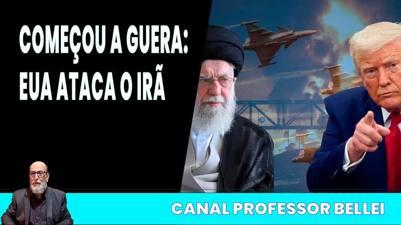 EUA e Israel ATACAM o Irã AGORA – Explosões em Teerã e Mísseis Iranianos em Resposta!
