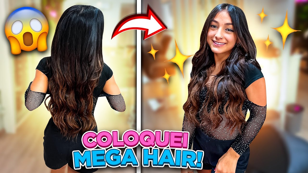 ISAH COLOCOU MEGAHAIR PELA PRIMEIRA VEZ!