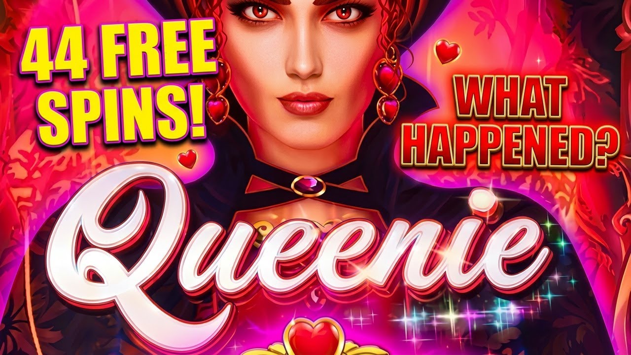 Queenie Handed Me 44 FREE SPINS, and THIS HAPPENED! #slots #casino #gambling #queenie