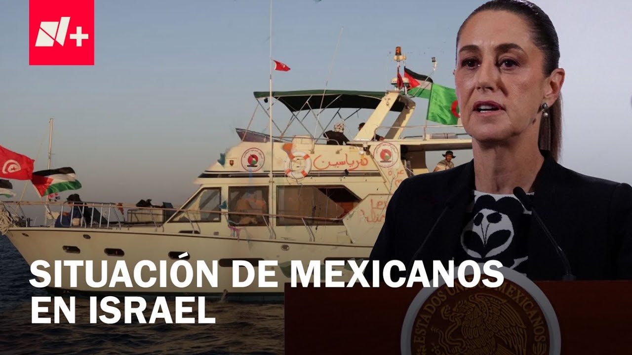 Mexicanos interceptados en Flotilla Sumud ser&aacute;n llevados a centro de detenci&oacute;n - Despierta