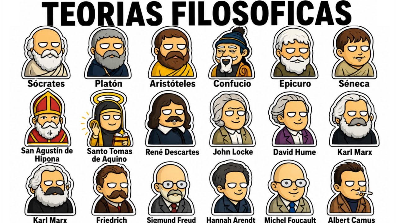 Todas las TEORÍAS FILOSÓFICAS Explicadas en 8 Minutos