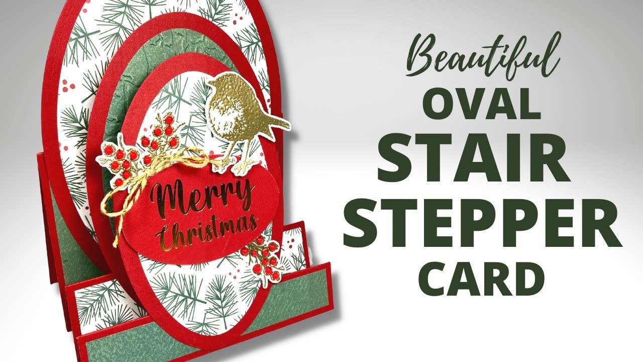 BEAUTIFUL Oval Stair Stepper Cards | More Sizes and shapes!!!