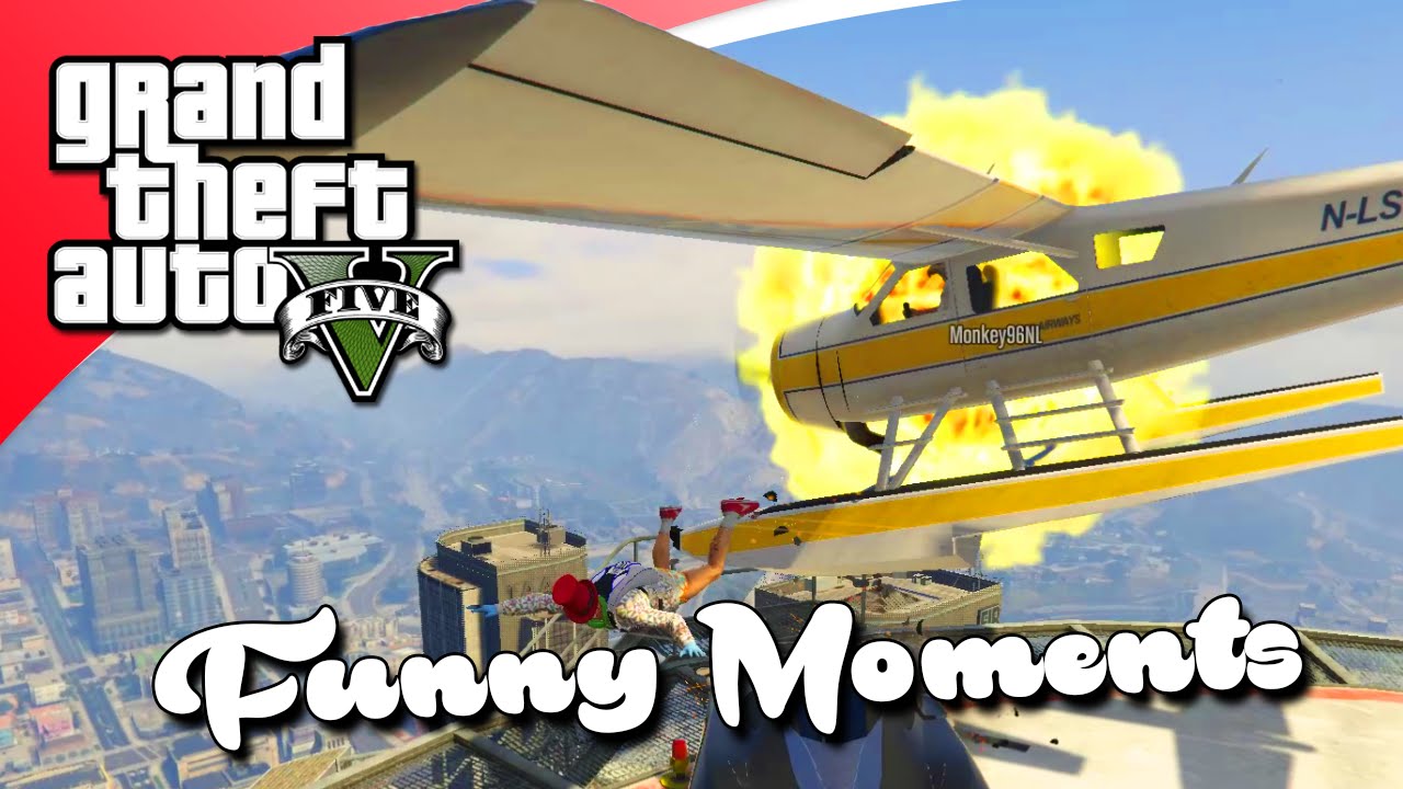 GTA V Funny Moments - VLIEGENDE AUTO GLITCH, PANTO IN VRACHTWAGEN (GTA 5 Online)