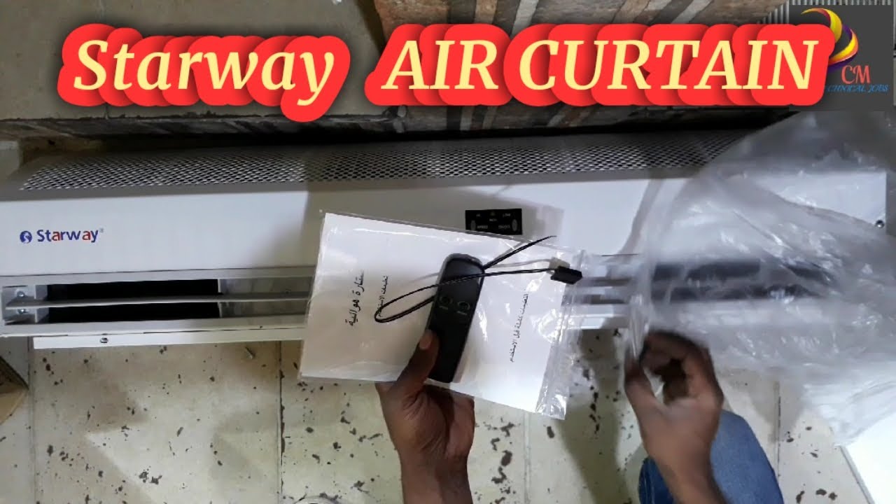 Starway AIR CURTAIN Unboxing and fitting