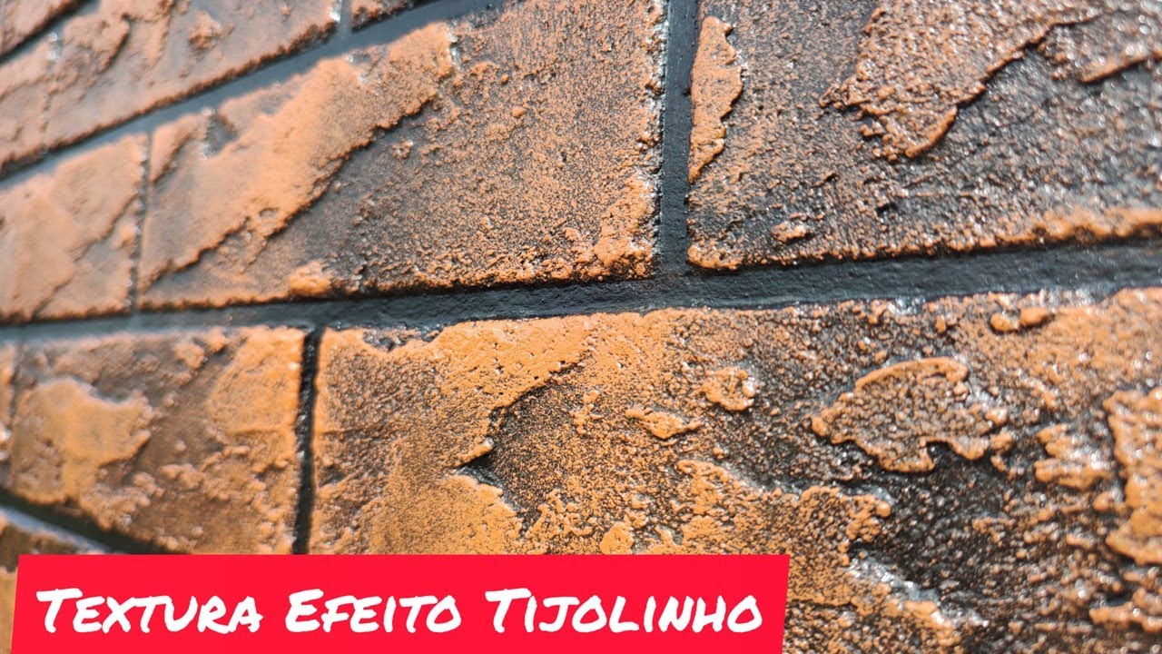 EFEITO TIJOLINHO NA PAREDE COM ARGAMASSA | EFEITO TIJOLINHO DIFERENCIADO