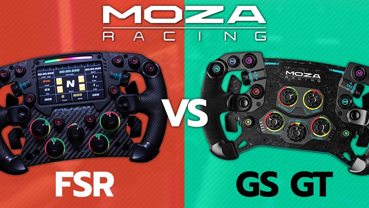 Which MOZA Steering Wheel is Best? MOZA FSR vs. GS GT Review