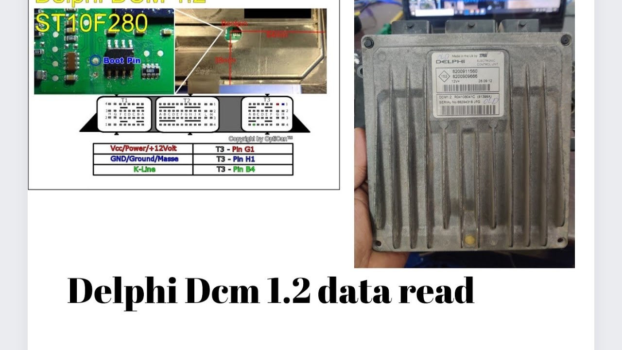 Delphi Dcm 1.2 Data Read by ktag