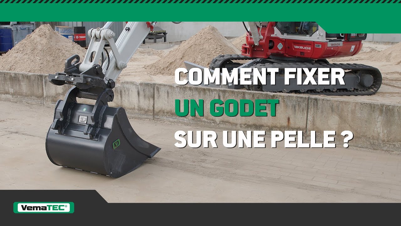 Comment fixer un godet VemaTec sur une pelle ? | INSTRUCTION FRAN&Ccedil;AIS | VemaTec