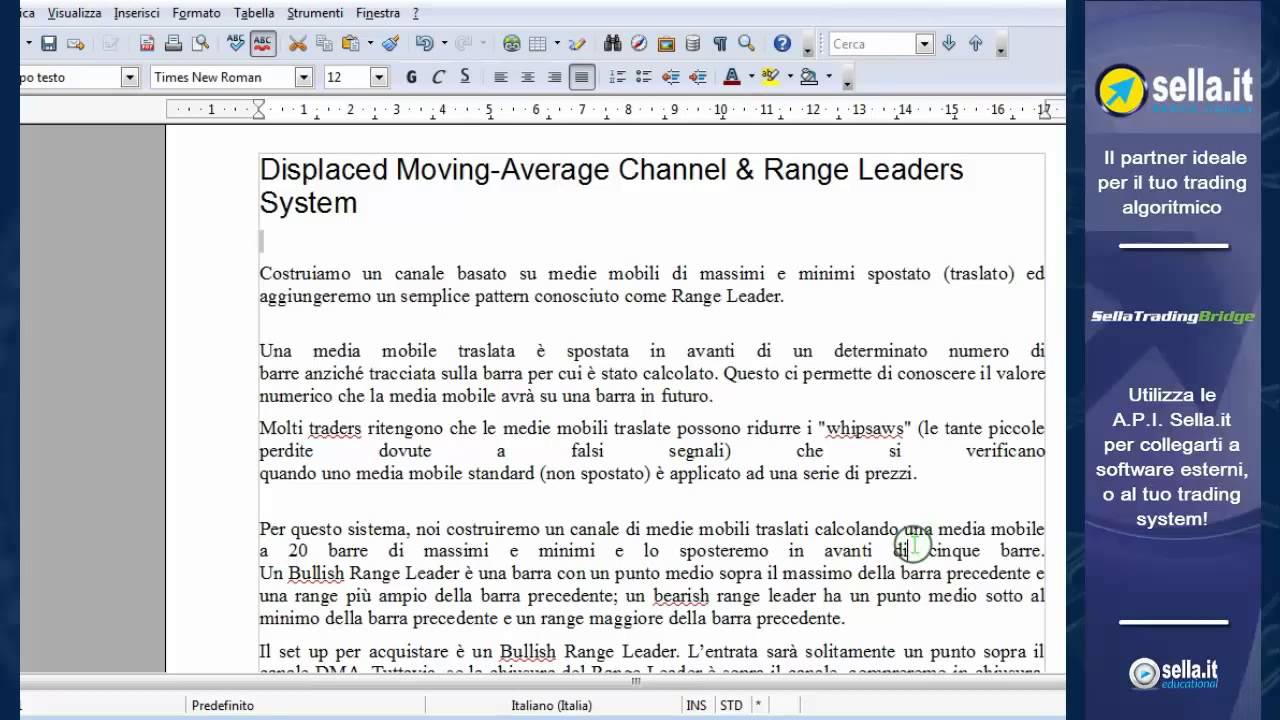 Corso MultiCharts: creare un trading system utilizzando power editor
