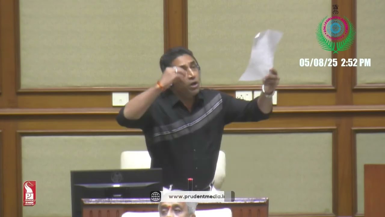 #Watch: Govind Gaude’s explosive speech in Assembly; Slams Govt Over UTAA Ban