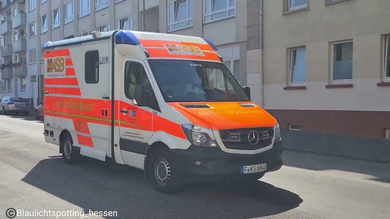 Einsatzfahrten Kassel [ Berufsfeuerwehr, DRK, ASB Kolone]