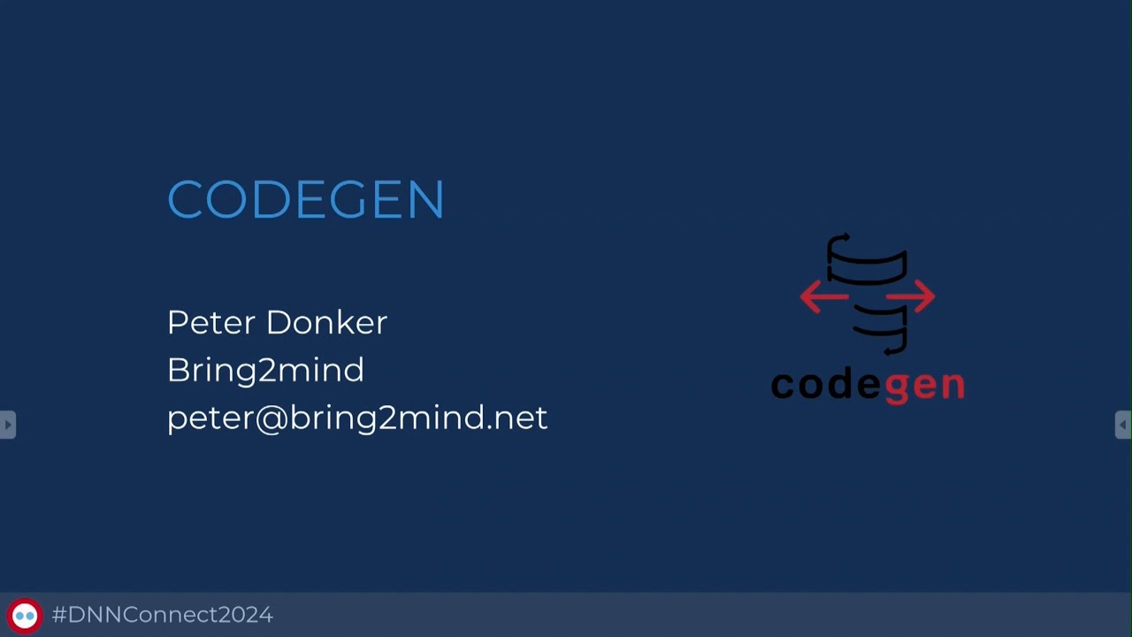 Peter Donker: DNN Codegen