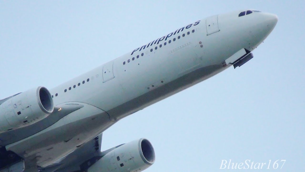 Philippine Airlines Airbus A330-300 (RP-C8785) takeoff from NRT/RJAA (Tokyo - Narita) RWY 16R