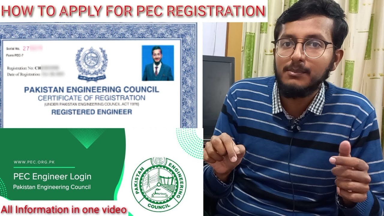 How To Apply For PEC Registration | PEC Registration Process 2023 | PEC Card | PEC Registration Fee