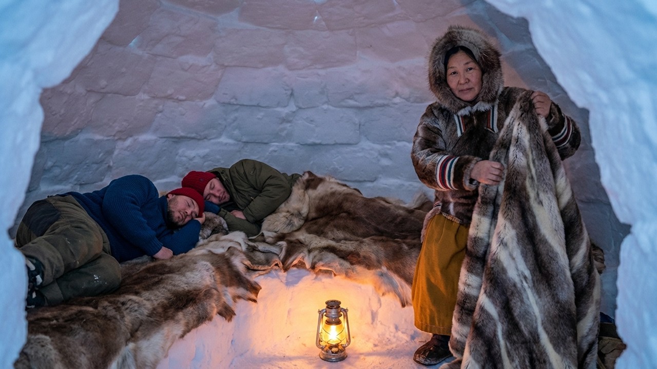 Как инуиты спят при -64°C без обогрева