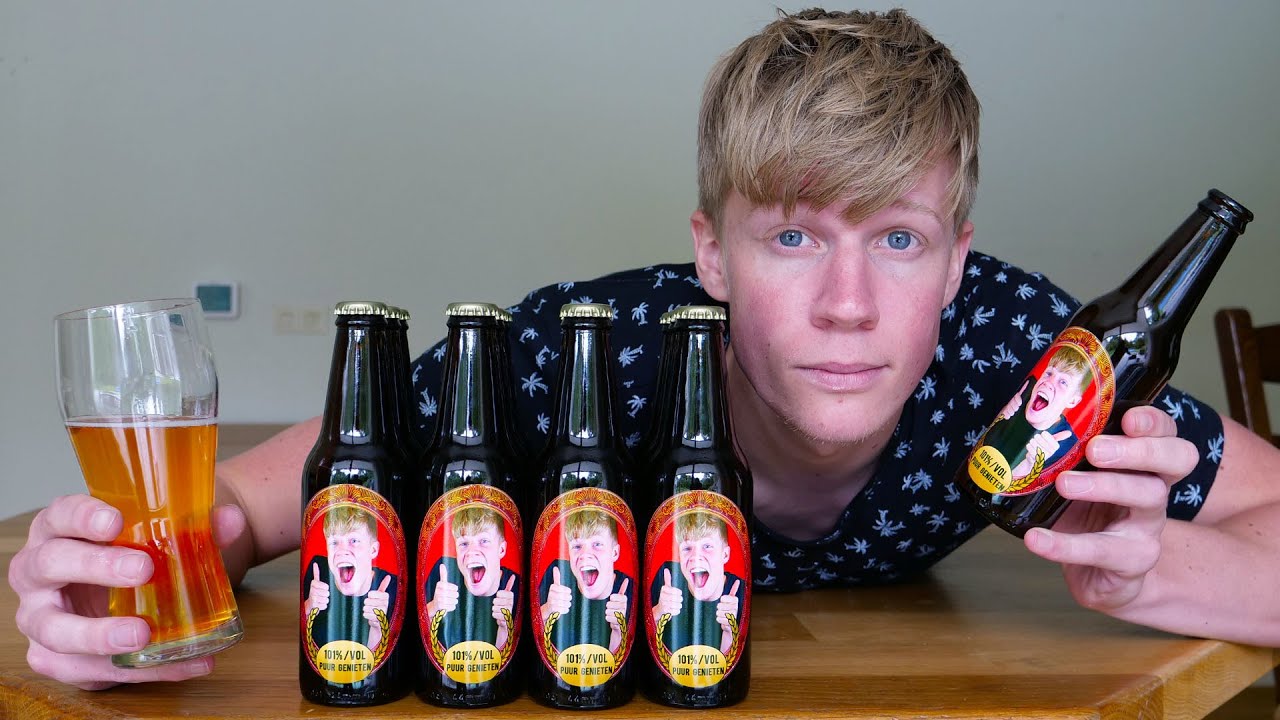 MIJN ZELFGEMAAKTE BIER PROEVEN (Harm bier)