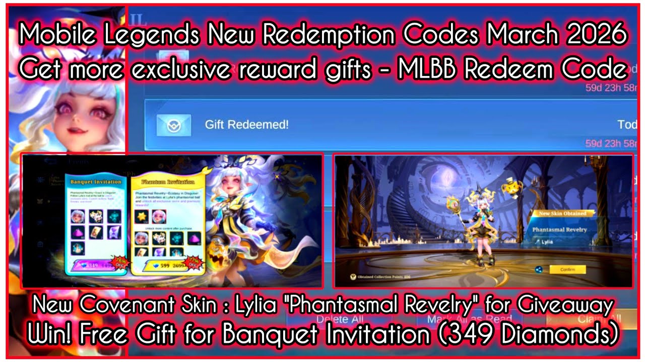 Новые промокоды Mobile Legends от 4 марта 2026 года — бесплатный подарок: скин Lylia Phantasmal R...