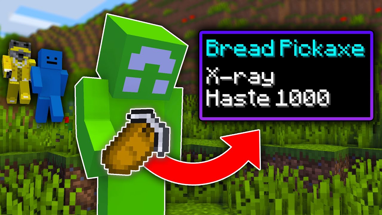 Minecraft Manhunt, But I Can Eat Tools