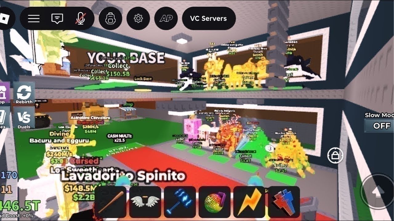ブレインロットを盗む交換とpvp配信#SBA#Roblox最強になります。ID Tigehkh