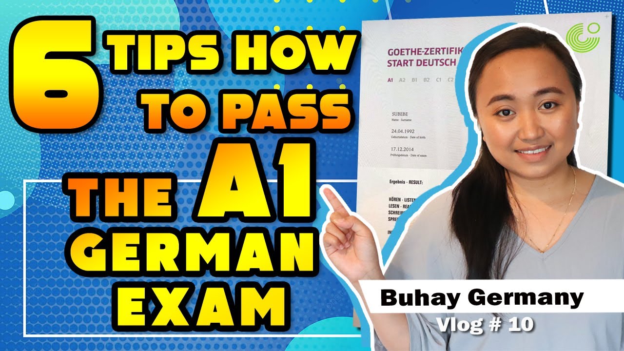Buhay Germany Vlog #10 | 6 Tips how to pass the A1 German exam