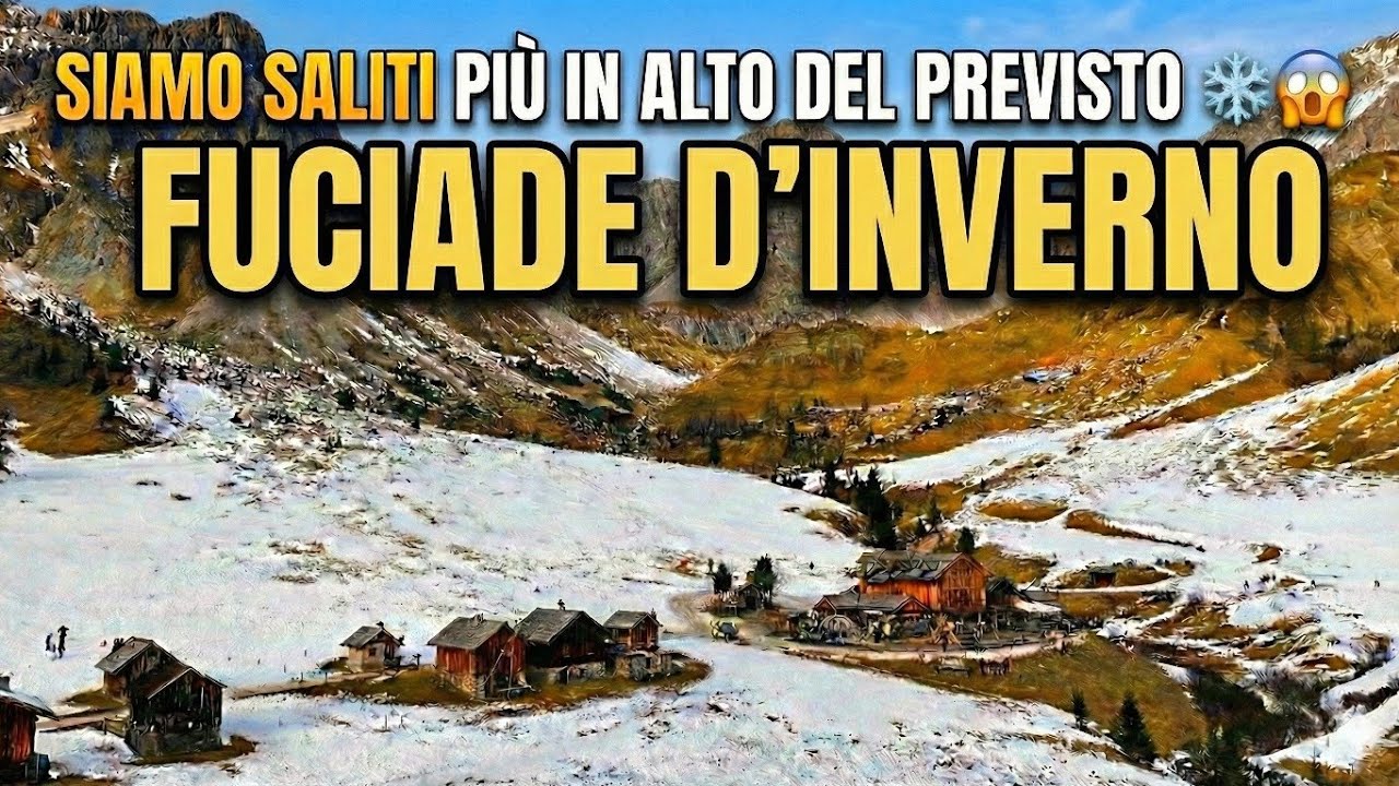 ​“Siamo saliti PIÙ IN ALTO del previsto ❄️😱 | Fuciade d’inverno”