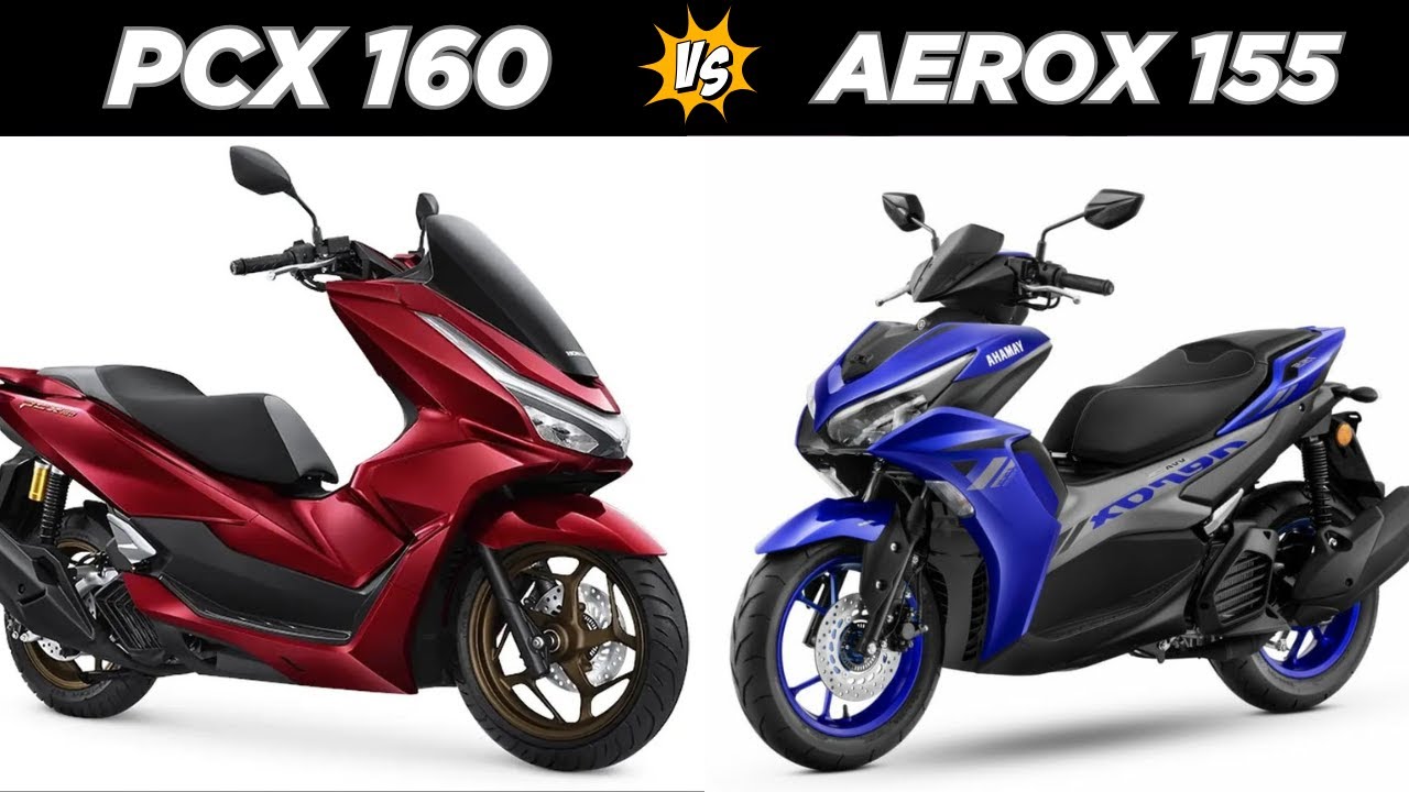 2025 Honda PCX 160 vs Yamaha Aerox 155: Ultimate Scooter Showdown!