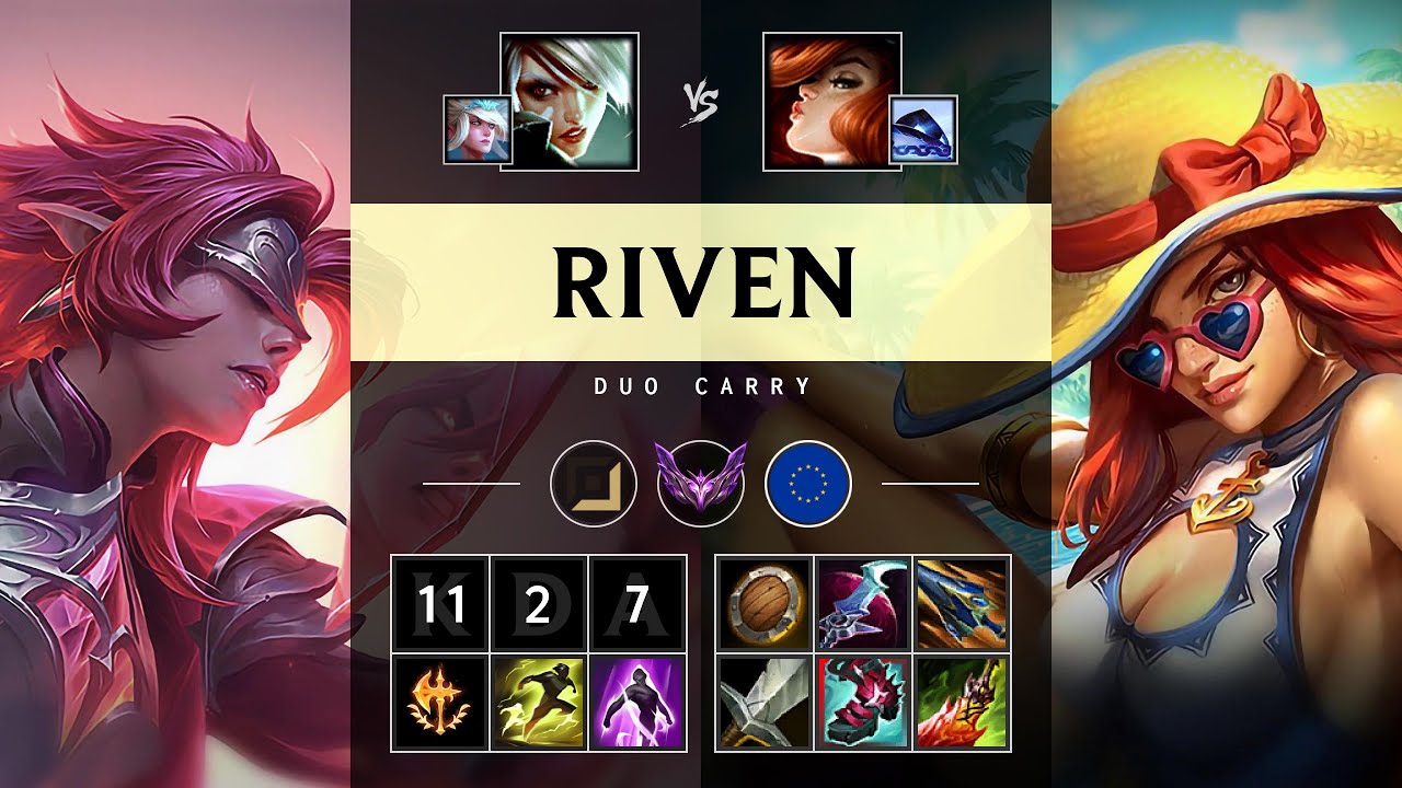 Riven ADC vs Miss Fortune - EUW Master Patch 25.12
