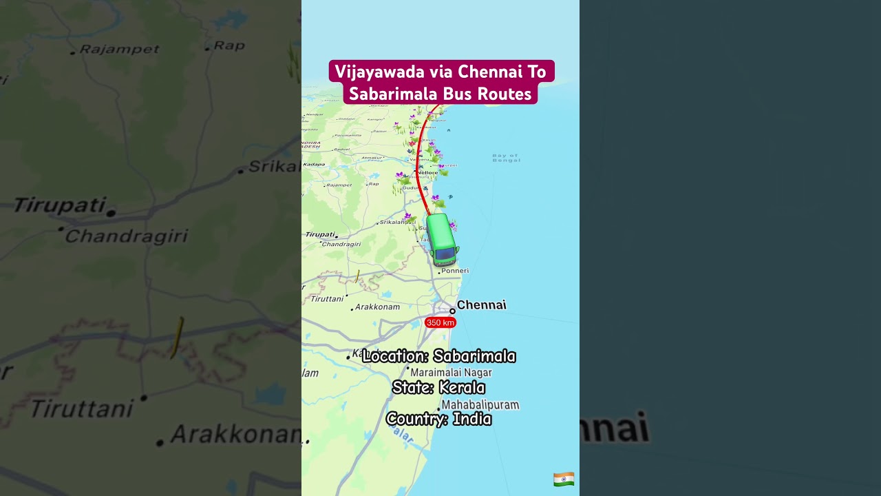 Sabarimala Temple bus route AP to ￼ Kerala