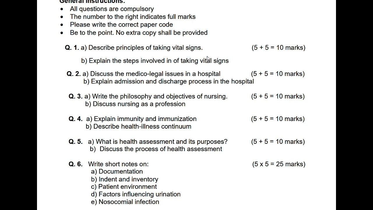 Supplement Paper  NURSING FOUNDATION Of ABVMU UP 2022