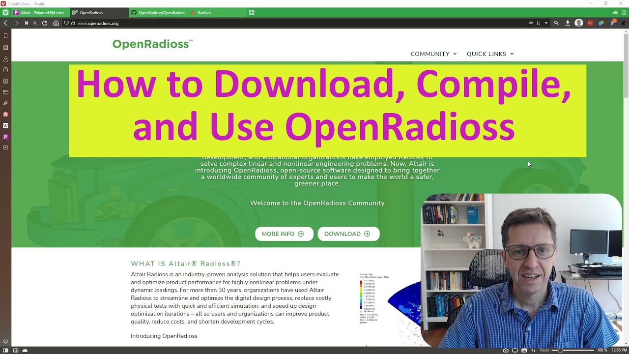 How to Download, Compile, and Use OpenRadioss