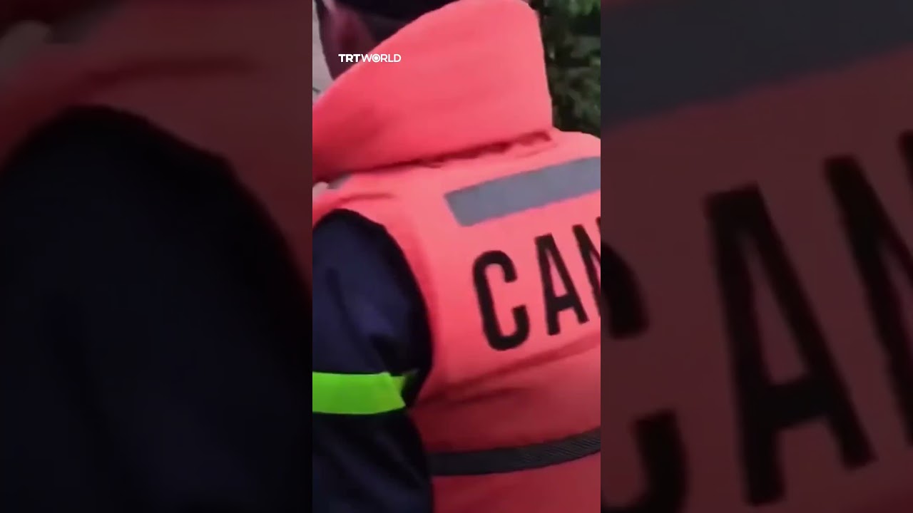 Stranded man rescued by drone in flood-hit Vietnam